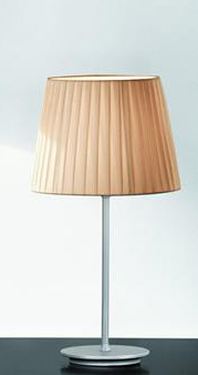 C129-600580123 By Modiss-Tusscana Collection Beige silk Finish Table Lamp